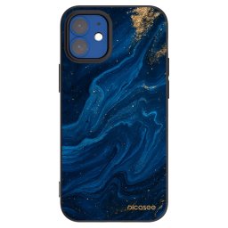 Fekete szilikon tok az alábbi mobiltelefonokra Apple iPhone 12 mini - Blue