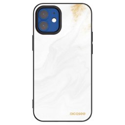 Fekete szilikon tok az alábbi mobiltelefonokra Apple iPhone 12 mini - White