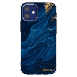 Átlátszó szilikon tok az alábbi mobiltelefonokra Apple iPhone 12 mini - Blue