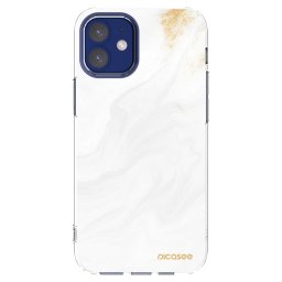 Átlátszó szilikon tok az alábbi mobiltelefonokra Apple iPhone 12 mini - White
