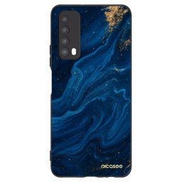 Fekete szilikon tok az alábbi mobiltelefonokra Huawei P Smart 2021 - Blue