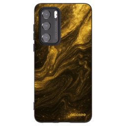 Fekete szilikon tok az alábbi mobiltelefonokra Huawei P40 - Black