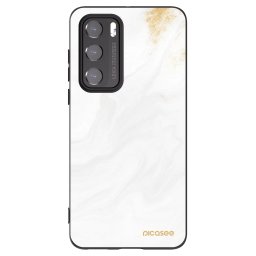 Fekete szilikon tok az alábbi mobiltelefonokra Huawei P40 - White
