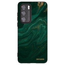 Fekete szilikon tok az alábbi mobiltelefonokra Huawei P40 - Green