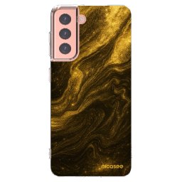 Átlátszó szilikon tok az alábbi mobiltelefonokra Samsung Galaxy S21 5G G991B - Black