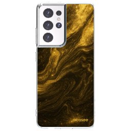 Átlátszó szilikon tok az alábbi mobiltelefonokra Samsung Galaxy S21 Ultra 5G G998B - Black