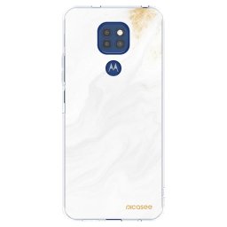 Átlátszó szilikon tok az alábbi mobiltelefonokra Motorola Moto G9 Play - White