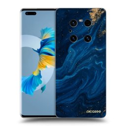 Átlátszó szilikon tok az alábbi mobiltelefonokra Huawei Mate 40 Pro - Blue