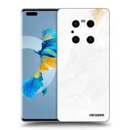 Átlátszó szilikon tok az alábbi mobiltelefonokra Huawei Mate 40 Pro - White