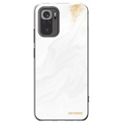 Átlátszó szilikon tok az alábbi mobiltelefonokra Xiaomi Redmi Note 10 - White