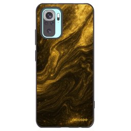 Fekete szilikon tok az alábbi mobiltelefonokra Xiaomi Redmi Note 10 Pro - Black