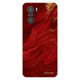 Átlátszó szilikon tok az alábbi mobiltelefonokra Xiaomi Poco F3 - Red