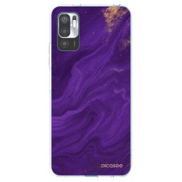 Átlátszó szilikon tok az alábbi mobiltelefonokra Xiaomi Redmi Note 10 5G - Purple