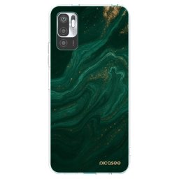 Átlátszó szilikon tok az alábbi mobiltelefonokra Xiaomi Redmi Note 10 5G - Green