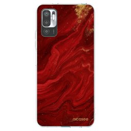 Átlátszó szilikon tok az alábbi mobiltelefonokra Xiaomi Redmi Note 10 5G - Red