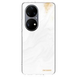 Átlátszó szilikon tok az alábbi mobiltelefonokra Huawei P50 - White