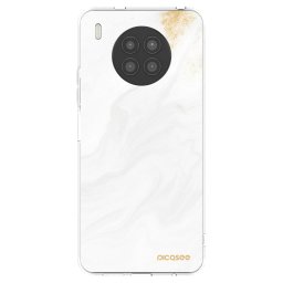 Átlátszó szilikon tok az alábbi mobiltelefonokra Huawei Nova 8i - White