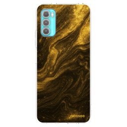 Átlátszó szilikon tok az alábbi mobiltelefonokra Motorola Moto G60 - Black