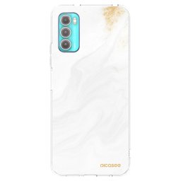 Átlátszó szilikon tok az alábbi mobiltelefonokra Motorola Moto G60 - White