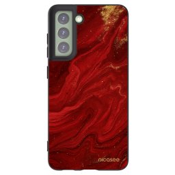 Fekete szilikon tok az alábbi mobiltelefonokra Samsung Galaxy S21 FE 5G - Red