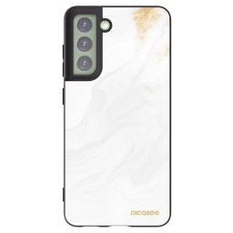 Fekete szilikon tok az alábbi mobiltelefonokra Samsung Galaxy S21 FE 5G - White