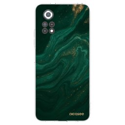 Átlátszó szilikon tok az alábbi mobiltelefonokra Xiaomi Poco X4 Pro 5G - Green