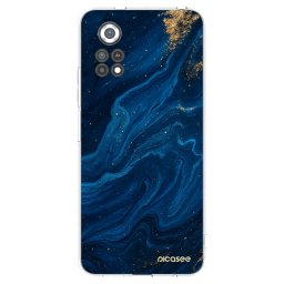 Átlátszó szilikon tok az alábbi mobiltelefonokra Xiaomi Poco X4 Pro 5G - Blue
