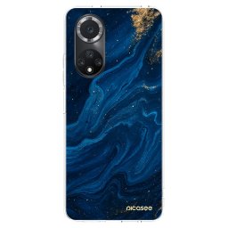 Átlátszó szilikon tok az alábbi mobiltelefonokra Huawei Nova 9 SE - Blue