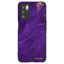 Fekete szilikon tok az alábbi mobiltelefonokra OPPO A16 - Purple