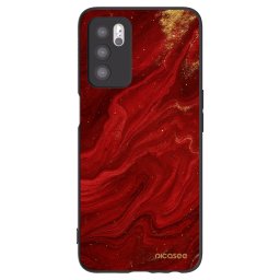 Fekete szilikon tok az alábbi mobiltelefonokra OPPO A16 - Red