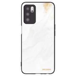 Fekete szilikon tok az alábbi mobiltelefonokra OPPO A16 - White