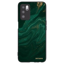 Fekete szilikon tok az alábbi mobiltelefonokra OPPO A16 - Green