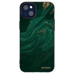 Fekete szilikon tok az alábbi mobiltelefonokra Apple iPhone 14 Plus - Green