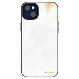 Fekete szilikon tok az alábbi mobiltelefonokra Apple iPhone 14 Plus - White