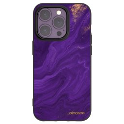 Fekete szilikon tok az alábbi mobiltelefonokra Apple iPhone 14 Pro - Purple