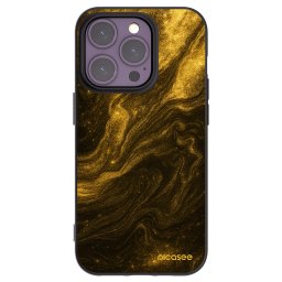 Fekete szilikon tok az alábbi mobiltelefonokra Apple iPhone 14 Pro - Black