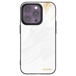 Fekete szilikon tok az alábbi mobiltelefonokra Apple iPhone 14 Pro - White