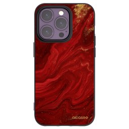 Fekete szilikon tok az alábbi mobiltelefonokra Apple iPhone 14 Pro - Red