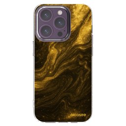 Átlátszó szilikon tok az alábbi mobiltelefonokra Apple iPhone 14 Pro - Black