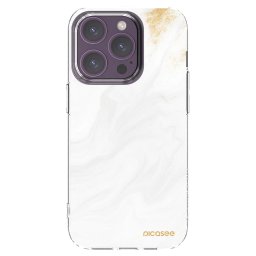 Átlátszó szilikon tok az alábbi mobiltelefonokra Apple iPhone 14 Pro - White