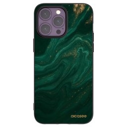 Fekete szilikon tok az alábbi mobiltelefonokra Apple iPhone 14 Pro Max - Green