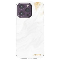 Átlátszó szilikon tok az alábbi mobiltelefonokra Apple iPhone 14 Pro Max - White