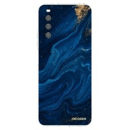 Átlátszó szilikon tok az alábbi mobiltelefonokra Sony Xperia 10 IV 5G - Blue