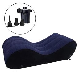 Desirel Magic Pillow - felfújható szex szófa - nagy (kék)