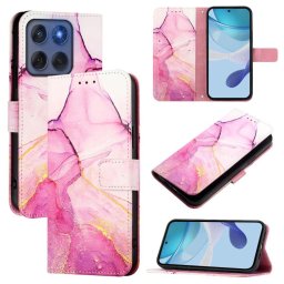 ART MARBLE Pénztárca tok Motorola Edge 60 / Edge 60 Fusion PINK készülékhez