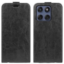 Felhajtható tok Motorola Edge 60 / Edge 60 Fusion készülékhez, fekete