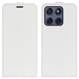 Felhajtható tok Motorola Edge 60 / Edge 60 Fusion fehér színben