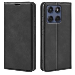 MAGNETIC Felhajtható tok Motorola Edge 60 / Edge 60 Fusion fekete színben