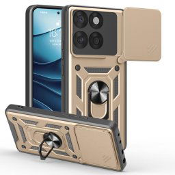RING CAMERA Arany színű tartóval ellátott tok Motorola Edge 60 / Edge 60 Fusion készülékhez