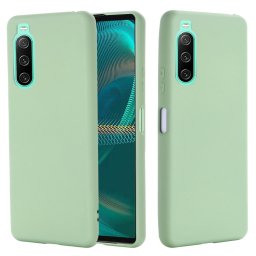 RUBBER Védőburkolat Sony Xperia 10 IV 5G zöld